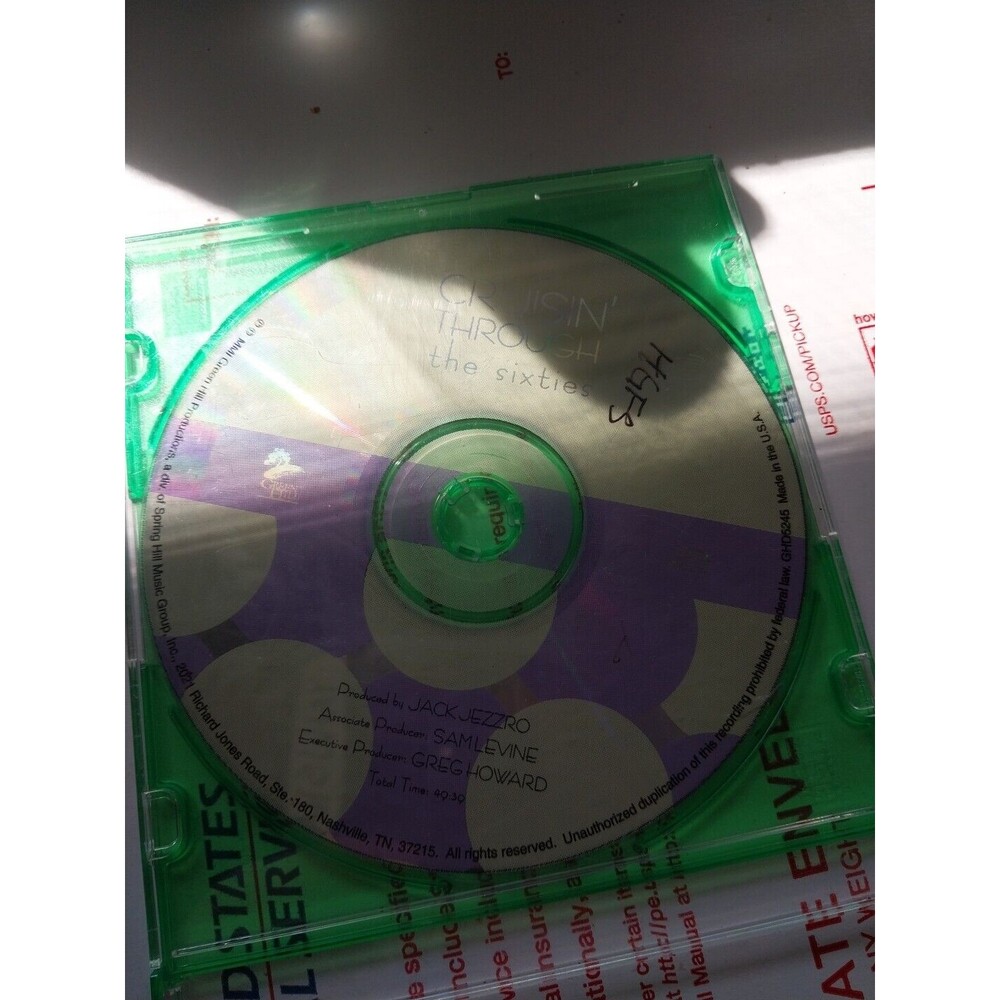 Cruisin'Through The Sixties Cd No Cover